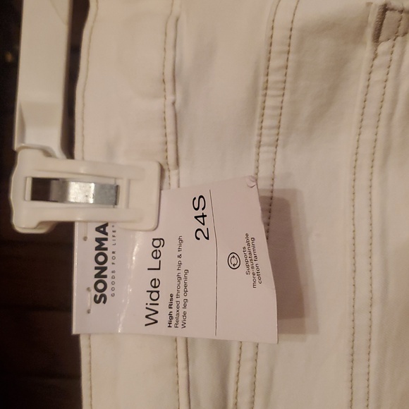 ❤️ SOMOMA SIZE 24 White Button-Fly Jeans - Picture 5 of 7